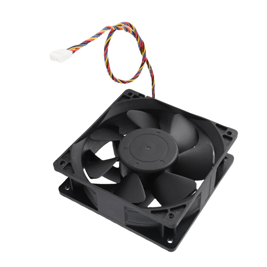 12cm Cooling Fan 120x38mm 6000rpm 12V 2.7A 4pin FG DC Brushless PWM Black Computer Case Fan for Camera Servers