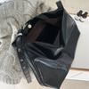 2026 New Women Black Soft Leather Large Capacity Tote Bag Fashi Lady Korean Casual Shoulder Bags Female Commute Messenger Bag