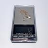 Used 4 Yondoshi K18PG Diamond Necklace 40cm 1.2g Good Condition