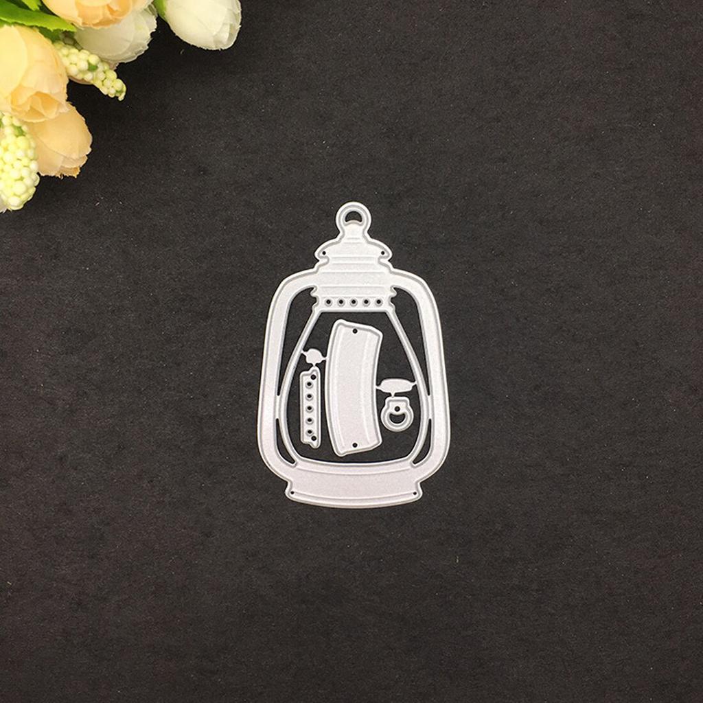 Lamp Metal Dies Cutting Scrapbooking Steel Craft Dies Cuts Embossing Paper Stencil Lantern Light