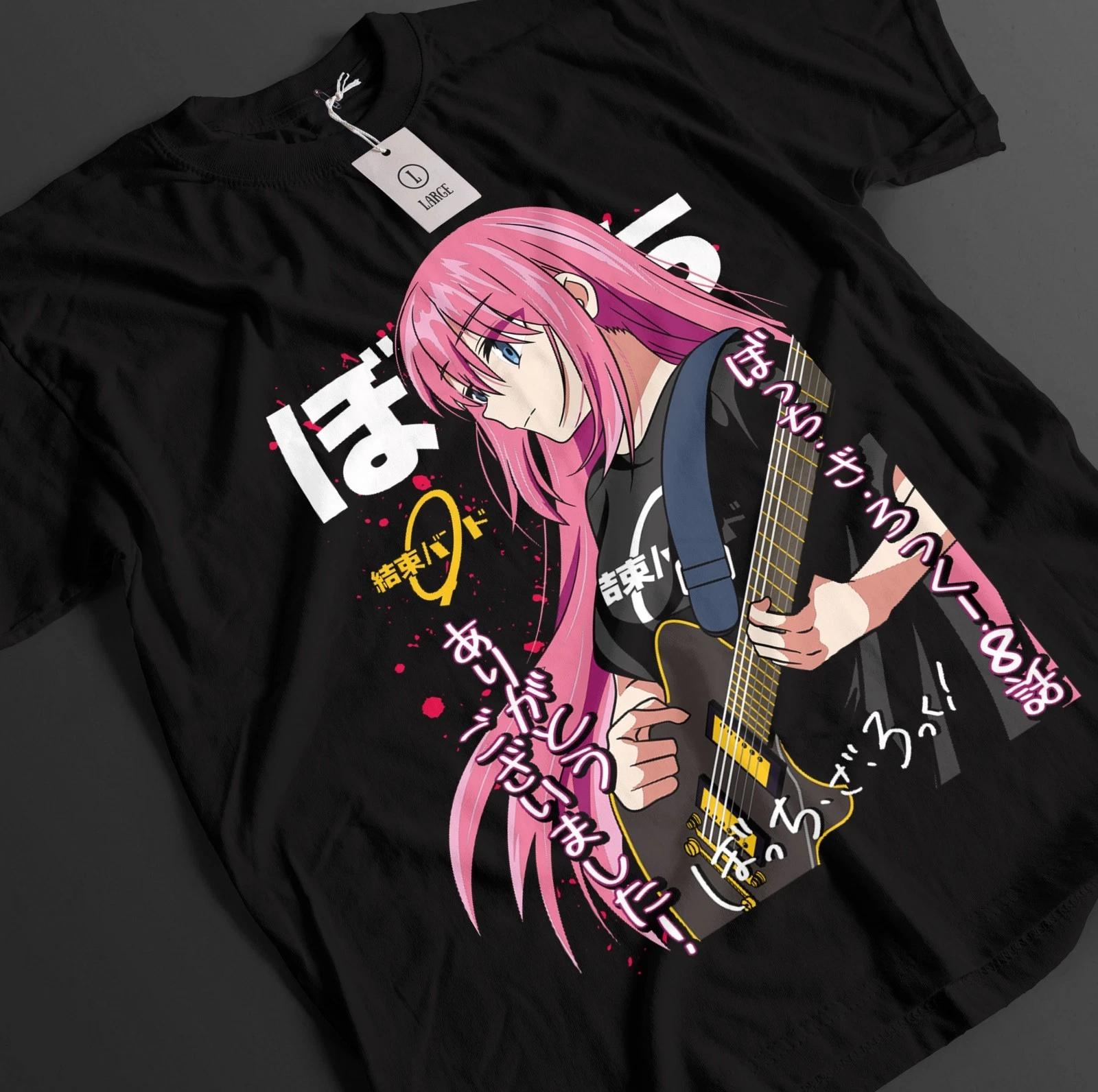 Футболка Bocchi The Rock Футболка Hitori Bocchi Футболка Nijika Топ Ryo Футболка Kita Аниме 4XL