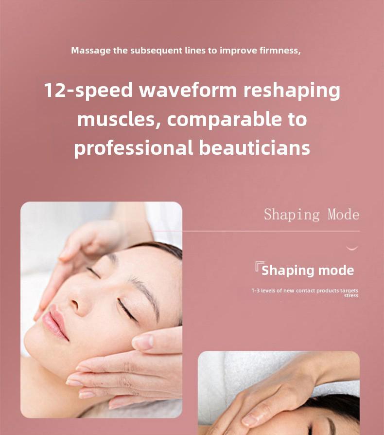 Grenzüberschreitendes Facelift: Facelifting-Verbandmaske, Massagegerät und Formgebungswerkzeug mit Vibration für Schönheit und Lifting des Kinns.