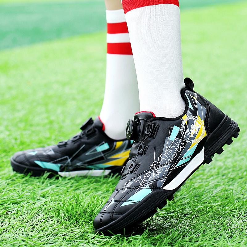 Children's Soccer Shoes Kids Sneakers Non-slip Boys Girls Football Boots Outdoor Ultralight Soccer Trainers Leather Futsal Shoes