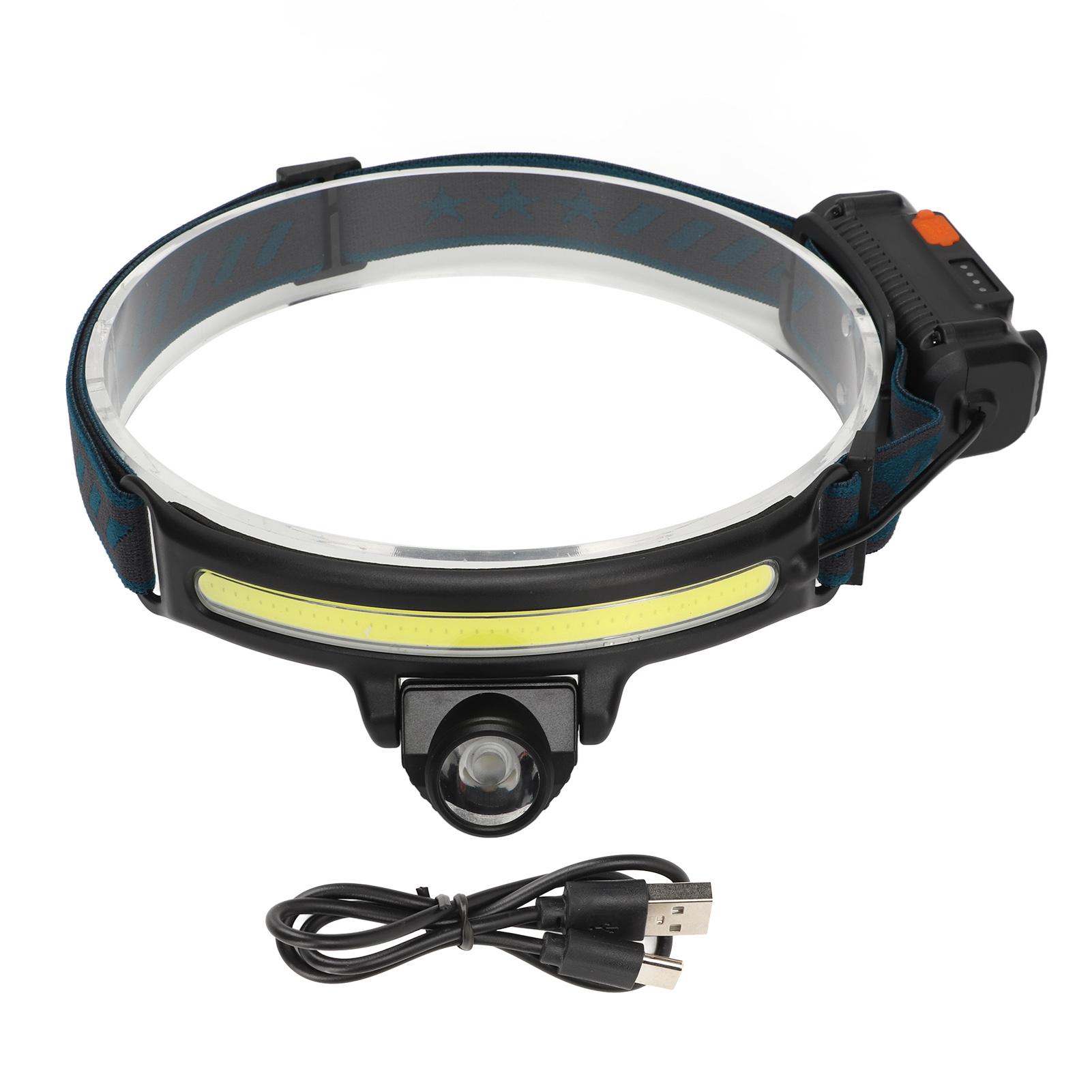 

Налобный фонарь COB Floodlight Headlamp Type C, перезаряжаемый светодиодный налобный фонарь Outdoor Fishing Cycling Running