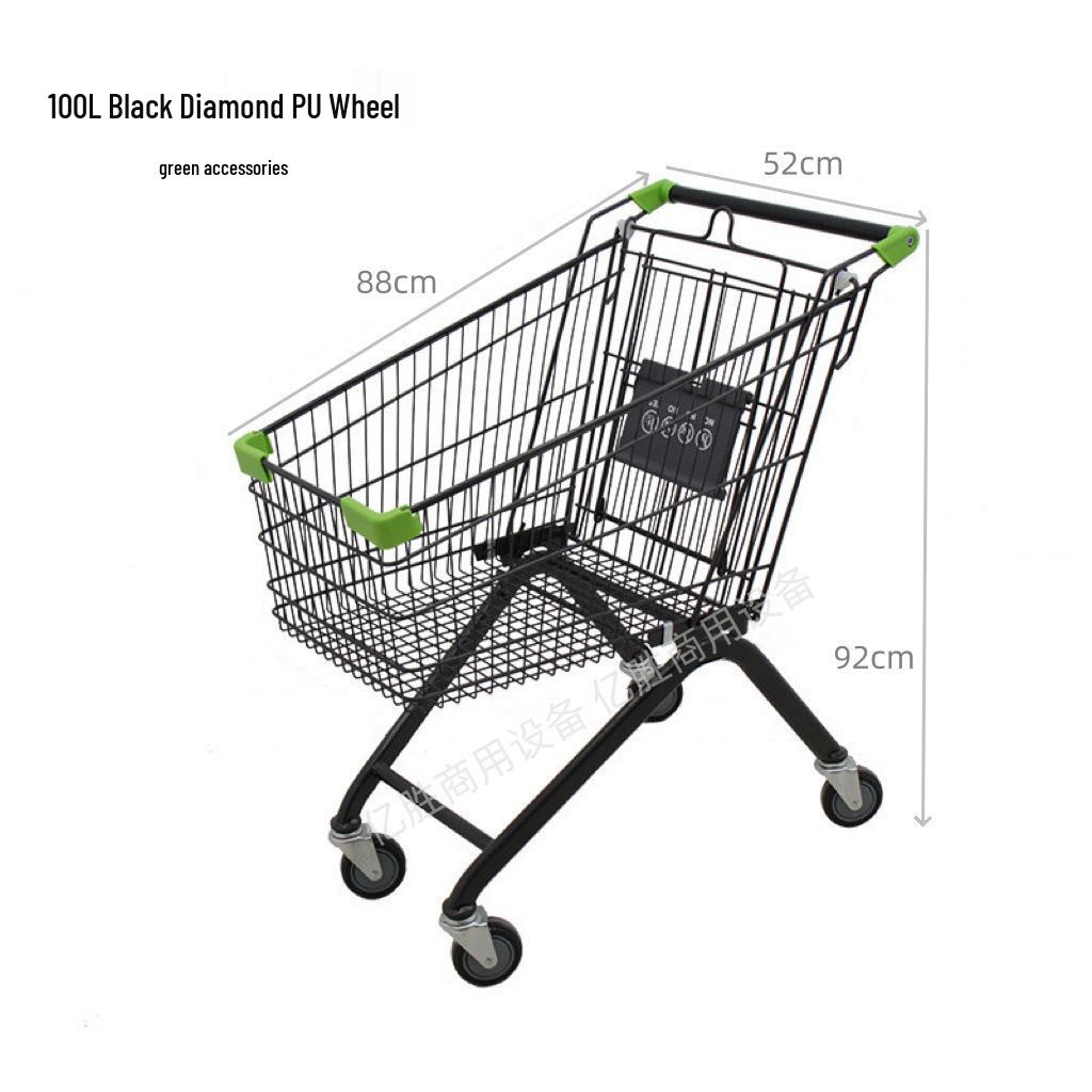 European Shopping Cart for Supermarkets, Malls, and Grocery Stores