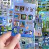 8/16 Sheets DIY Decoration Y2k Gen Z Electronic Memories Style Retro Dreamcore Collages Journals Diary Scrapbook Stickers
