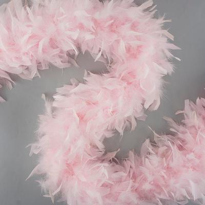 Boa di Piume di Tacchino Rosa Fai da Te 60g 2M Morbido Boa di Marabù per Decorazione Abito da Sposa Matrimonio Carnevale Artigianato Fai da Te Accessorio per Servizio Fotografico