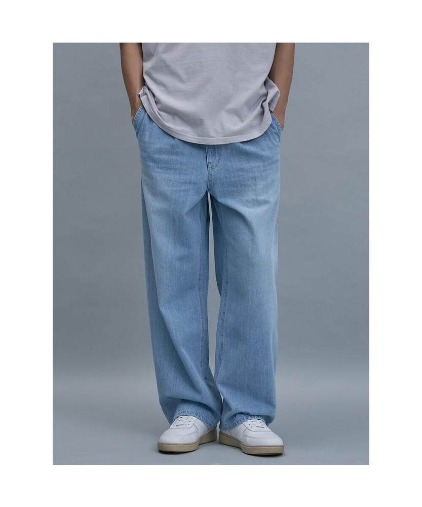 SHIFT.G Whph Onetuck Wide Denim Pants Blue