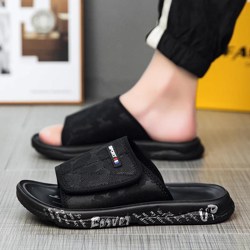 Slides Shoes for Men Comfortable Men's Sandal Living Room Slippers for Man Men's Slide Slipper Original Brands Shoes House