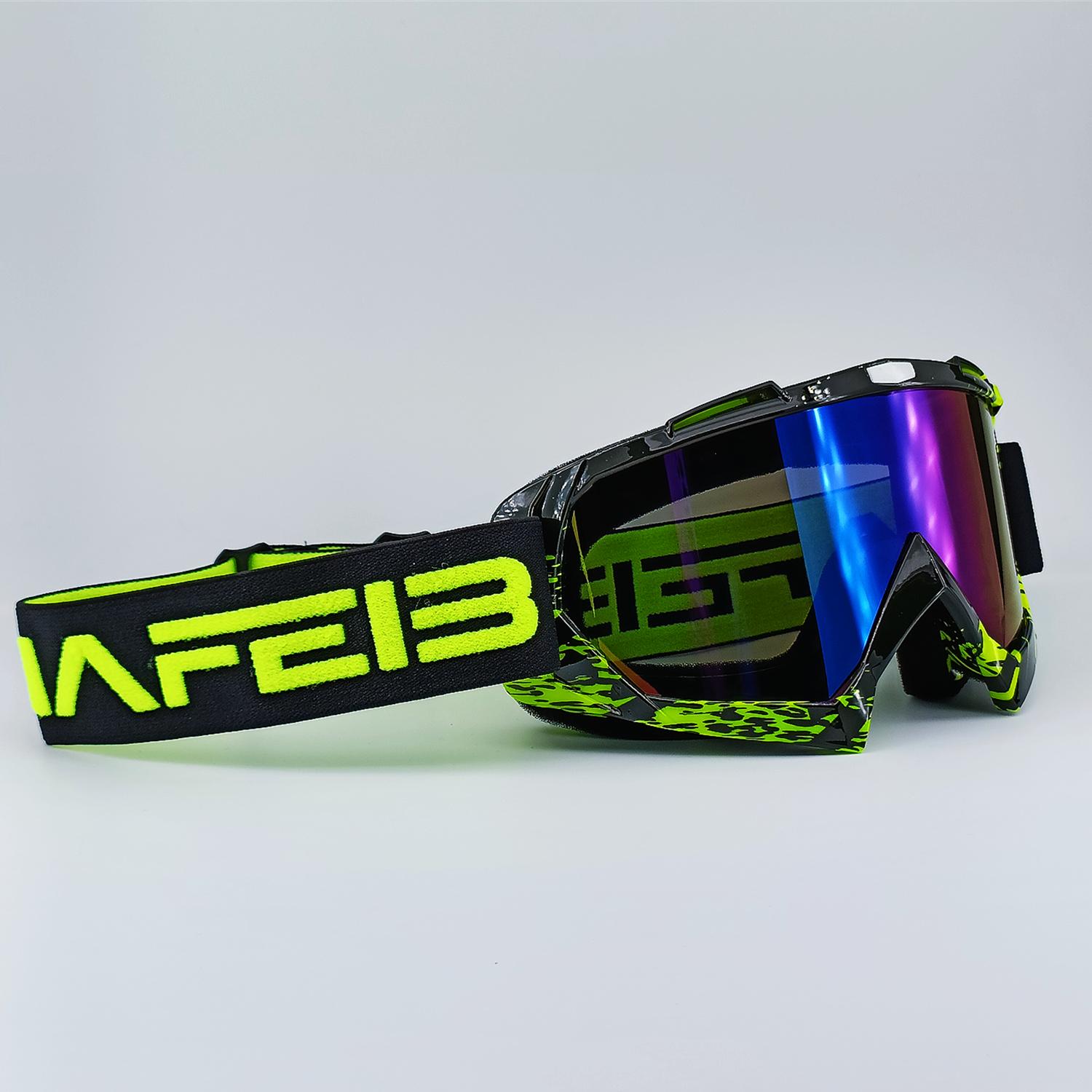 

NAFEIB Очки для мотокросса Мужские очки для мотоциклистов Очки для езды на велосипеде Женские солнцезащитные очки для мотокросса Аксессуары для мотоциклов