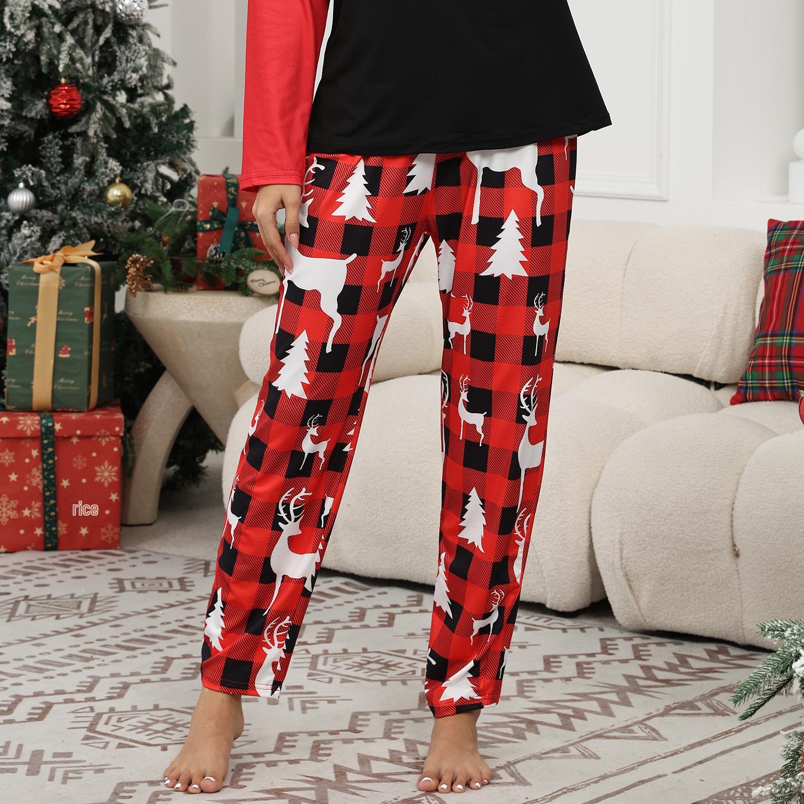 

Одежда Благослови Господь: Женские рождественские клетчатые пижамные брюки S