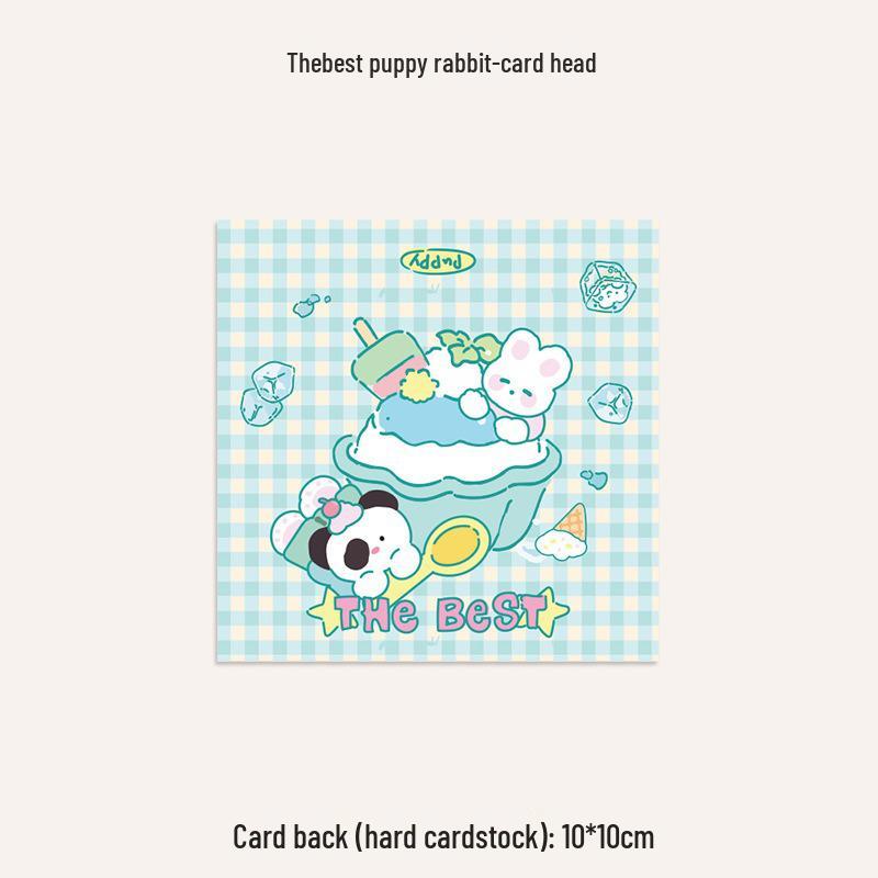 Self-Sealing Cute Card Packaging Bag Set for Small Cards