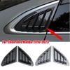 For Chevrolet Malibu 2016 2017- ABS Plastic Rear Window Quarter Louver Scoop Cover Side Vent Trim Car Adhesive Accessories