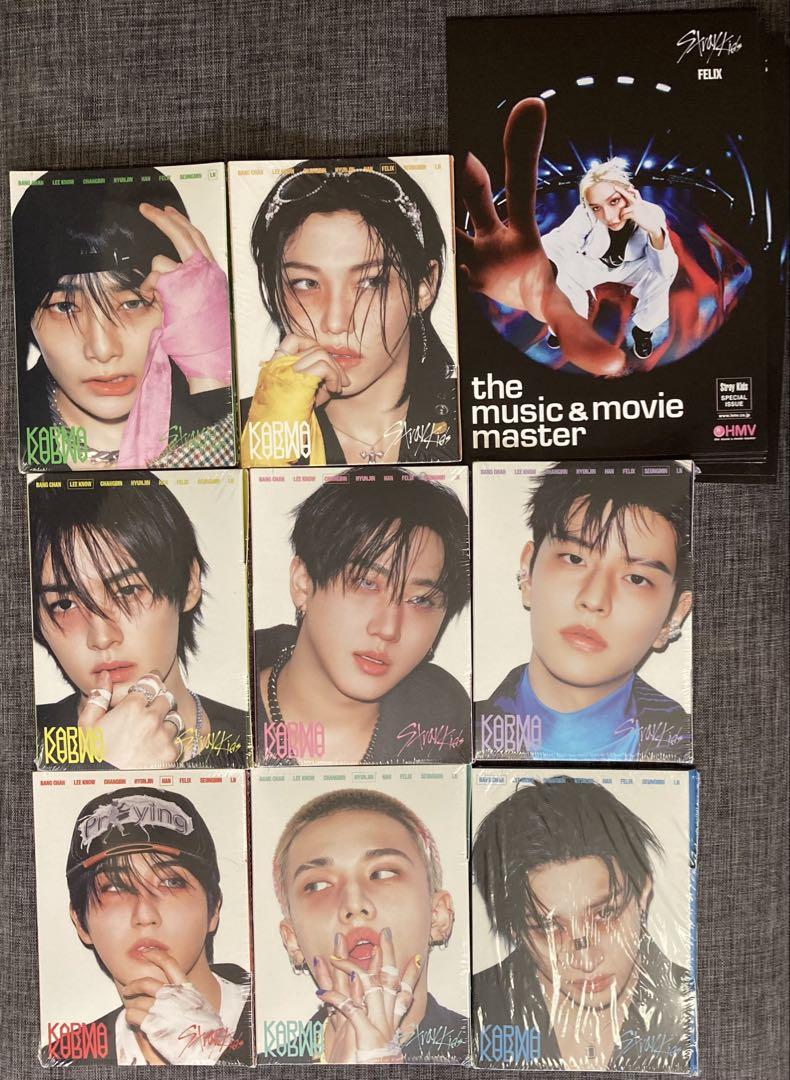 

[USED] Stray Kids KARMA ACCORDION complete set with bonus flyer