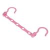 1 PC 5 Holes Wardrobe Hanger Storage Plastic Clothes Hanging Hook