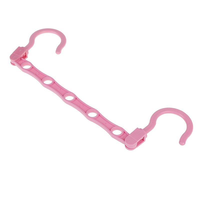 1 PC 5 Holes Wardrobe Hanger Storage Plastic Clothes Hanging Hook