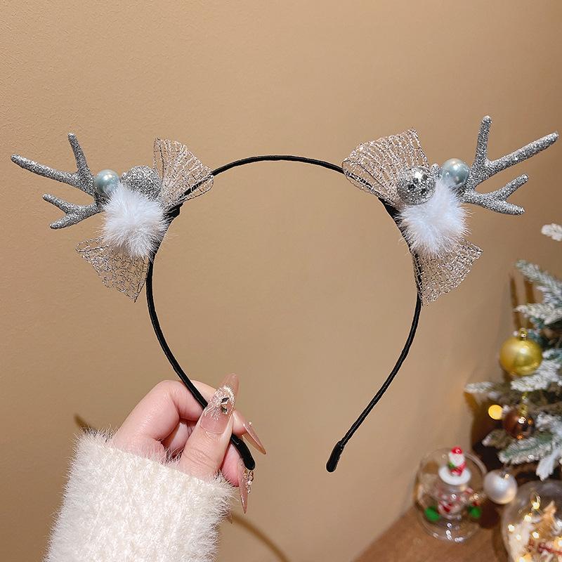 Mori Style Reindeer Antler Ears Christmas Hair Clip - Cute Kids' Hairpin Accessory