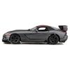 Bburago Scale Diecast Model Dodge Viper SRT 10 ACR Gray 1/24 (18-22114 GY)