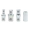 Stecknuss-Adapter-Set 4 Stück Ratsche Schraubenschlüssel Konverter Hülsen Chrom-Vanadium-Legierungsstahl für Heimwerkerprojekte und Werkzeuge