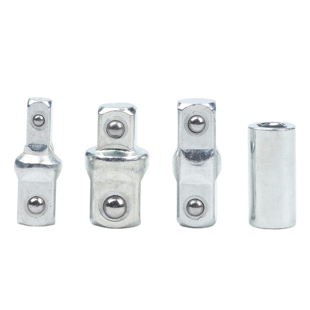 Stecknuss-Adapter-Set 4 Stück Ratsche Schraubenschlüssel Konverter Hülsen Chrom-Vanadium-Legierungsstahl für Heimwerkerprojekte und Werkzeuge