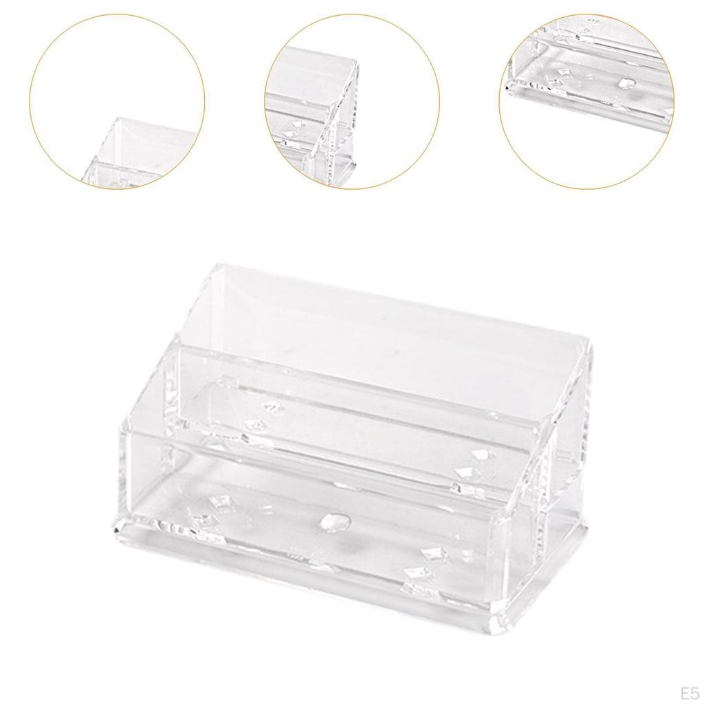 Acryl Zuckerpäckchenhalter Visitenkarten Krimskrams Sachets Teebeutel Schüssel Aufbewahrungsbehälter