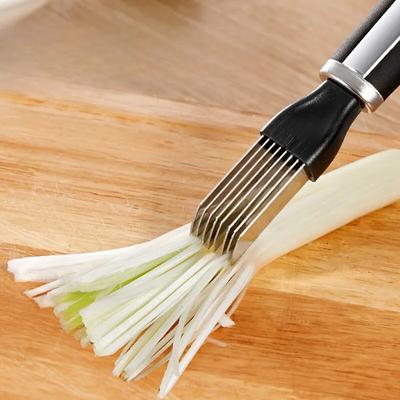 Onion Knife Julienne Cutter Grater Stainless Steel Wire Scrape Vegetable Shredders Kitchen Tools Fruit and Vegetable Tools