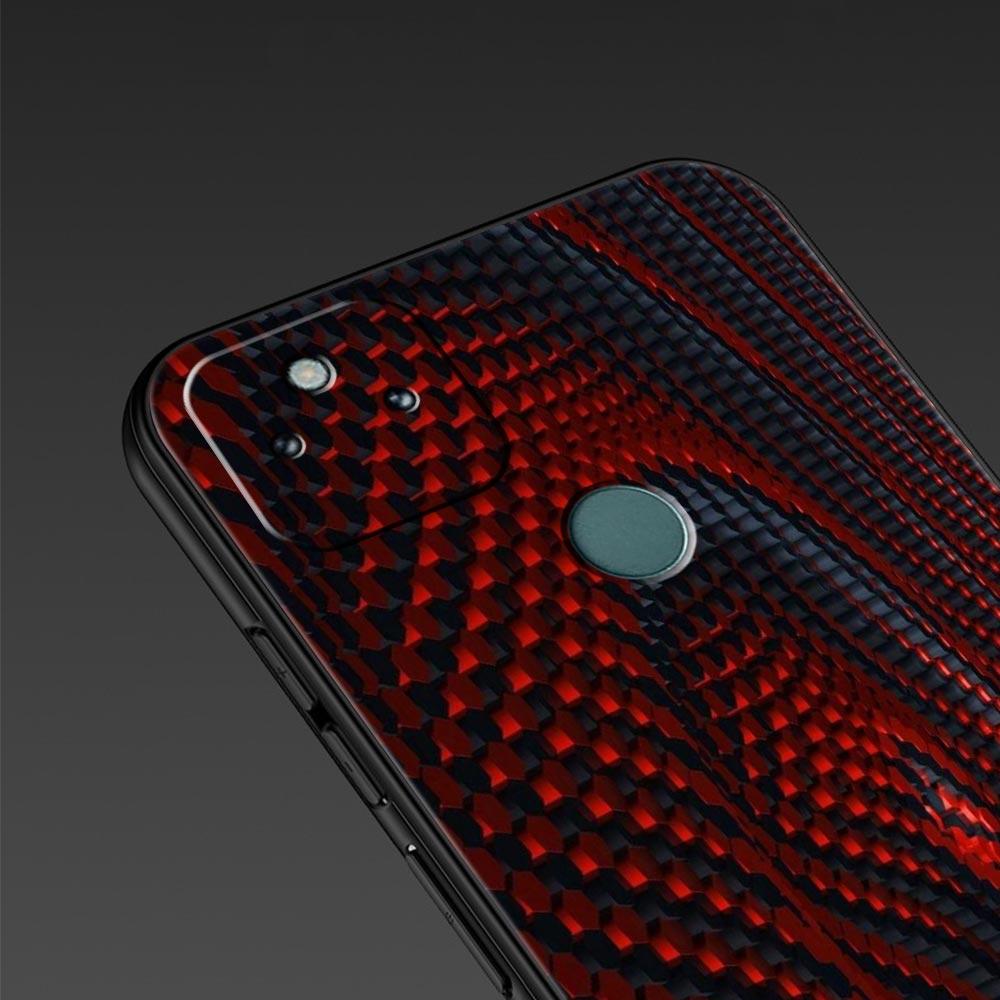 Black Red Ripple Art Phone Case Cover for Google Pixel 10 9 8 7 6 9A 8A 7A 6A Pro Shockproof Soft TPU 10 Pro XL Shell Fundas Bag