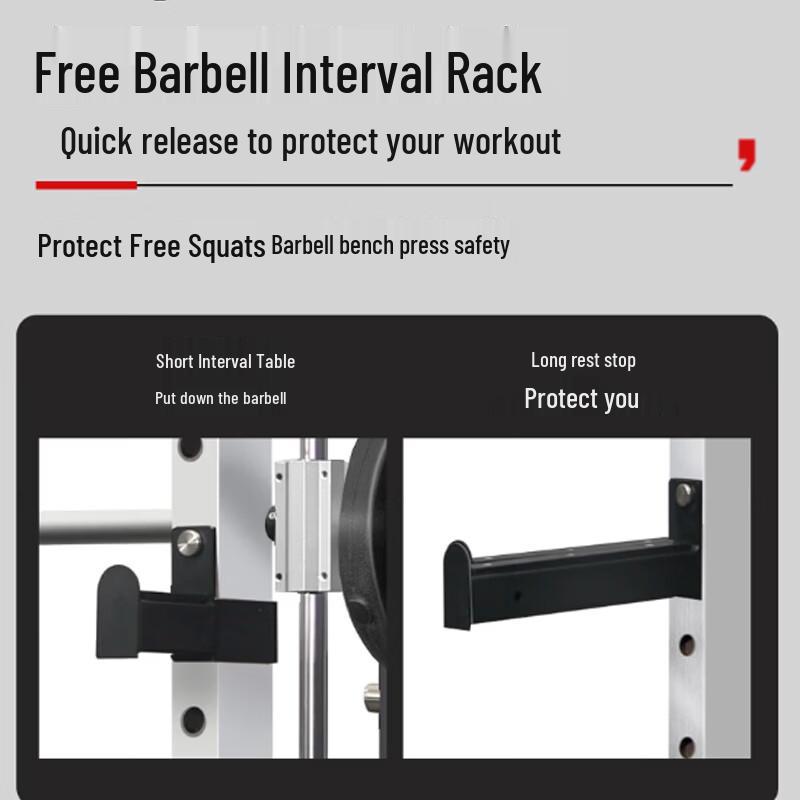 Junxia JX-DS936 Deluxe Commercial Multi-Functional Smith Machine Power Rack