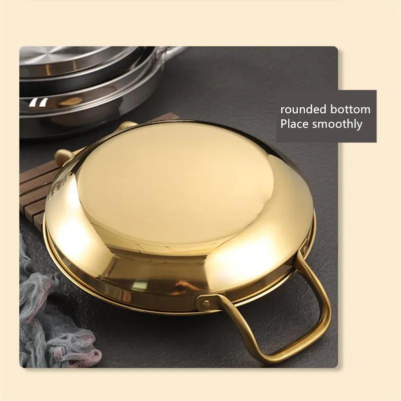 Thickened stainless steel seafood rice cooker commercial fried chicken plate