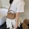 Women's bag new portable small square bag fashionable lychee pattern high-end fashion shoulder messenger bag