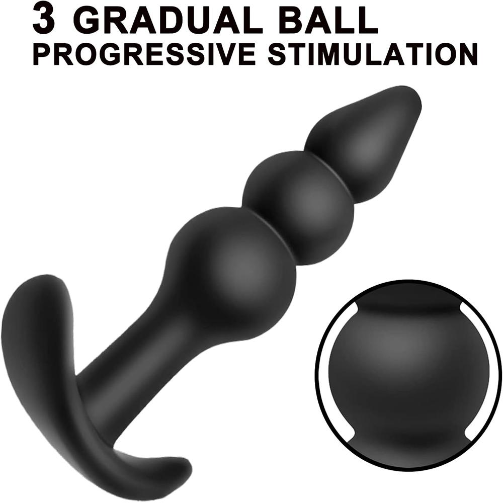 Silicone Dildo Anal Plugs Butt Plug Stopper Dilator Prostate Massager Vaginal Stimulator Adult Sex Toys for Men/Women Trainer