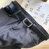 Trendy No Hole Men's Lazy Style Ins Korean Version Minimalist Waist Belt For Summer Fashion