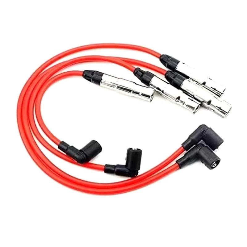 Ignition Wire Set Ignition Wire 090153878 09015 3878 For Beetle Bora Golf Jetta City 2.0L