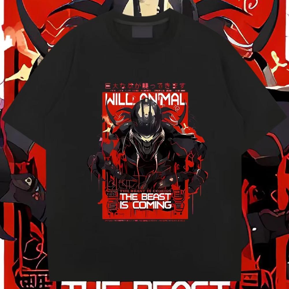 Machnal Shirt Loose O-Neck Tops Hip Hop Men's Clothes Harajuku T-shirt Causal Oversize Tees