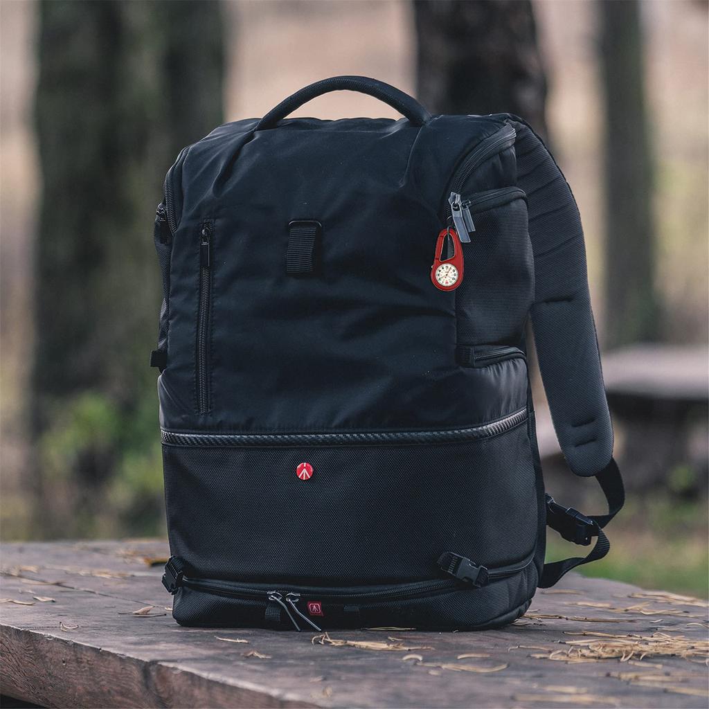 Lancardo Karabineruhr Wasserdicht Karabineruhr Digital Kalender Wecker Kompass Taschenuhr Schlüsselanhänger Uhr mit Clip Taschenuhr Herren