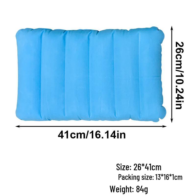 Automatic Inflatable Pillow: Portable Outdoor/Indoor Lumbar & Neck Support for Travel, Office Nap