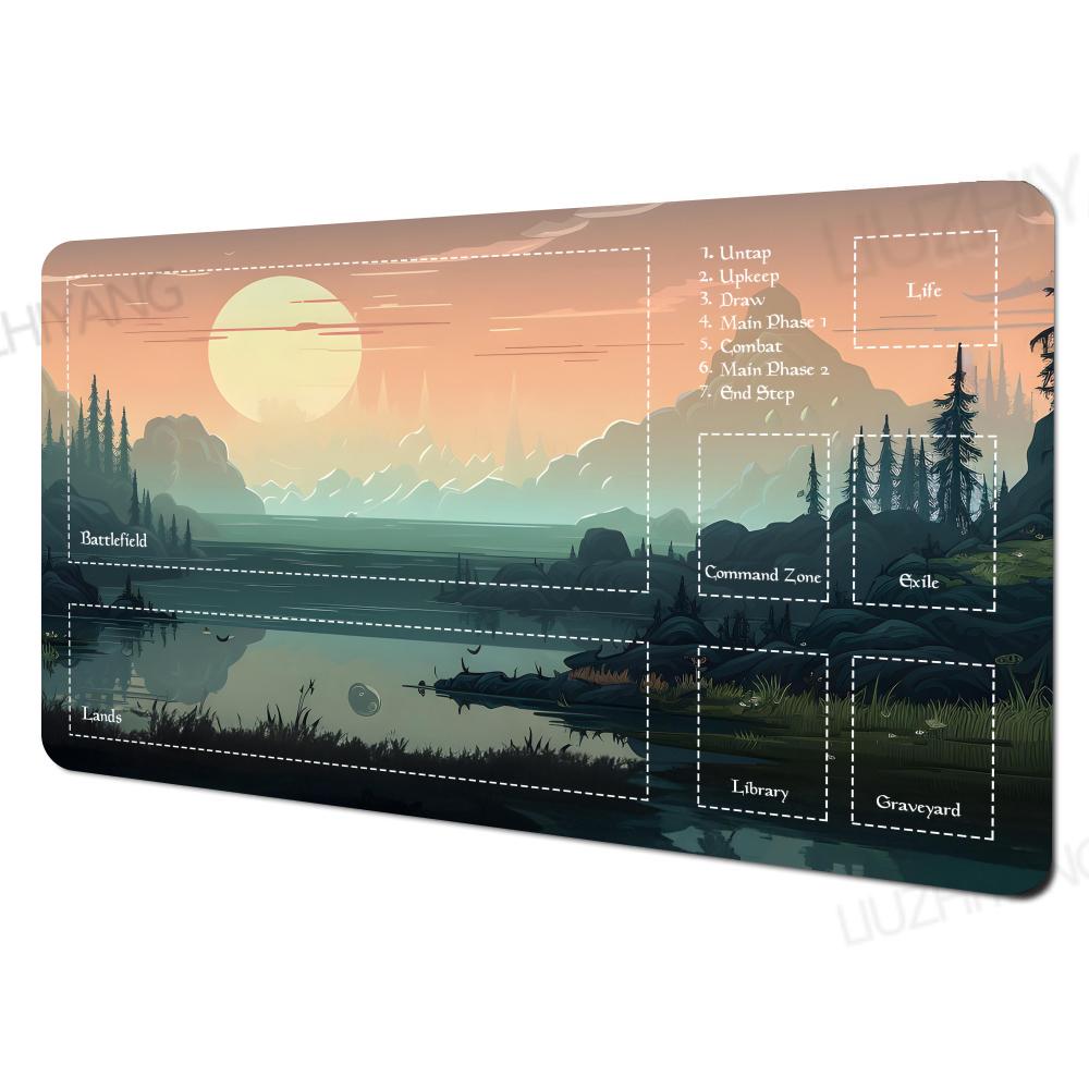 The Magic Gathering Card Desk Mat Large Computer Office Mousepad XXL Anti-slip HD for MTG DTCG CCG RPG Trading Mouse Pad