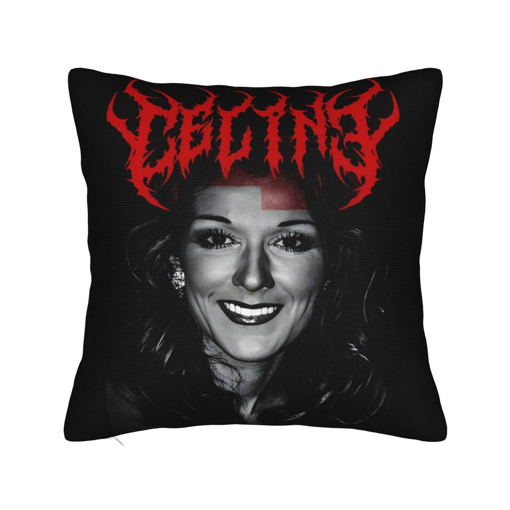 Celine Dion Canadian Recording Artist Pillowcases Kawaii Pillow Case For Living Room Bed Chair Soft Pillow Cover