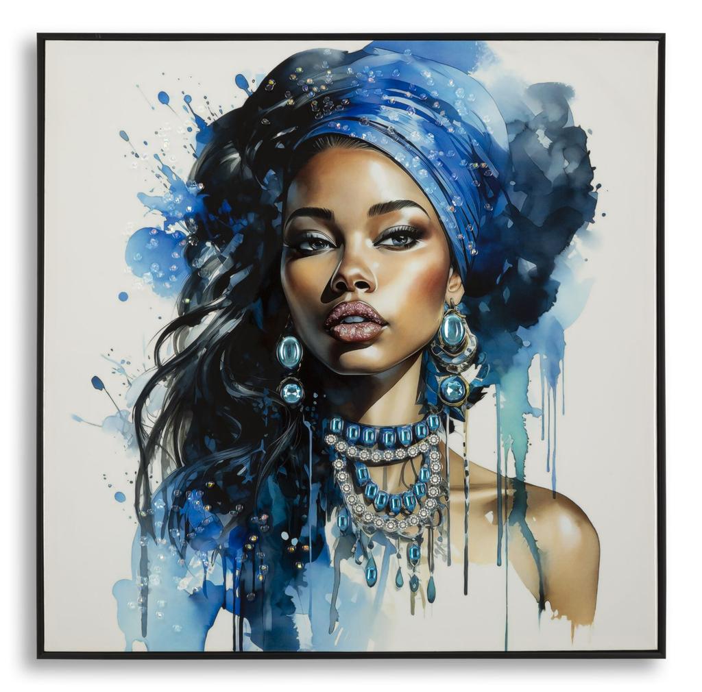 Lackierte Wandverkleidung mit Rahmen Altea -A- 82X4X82 Cm