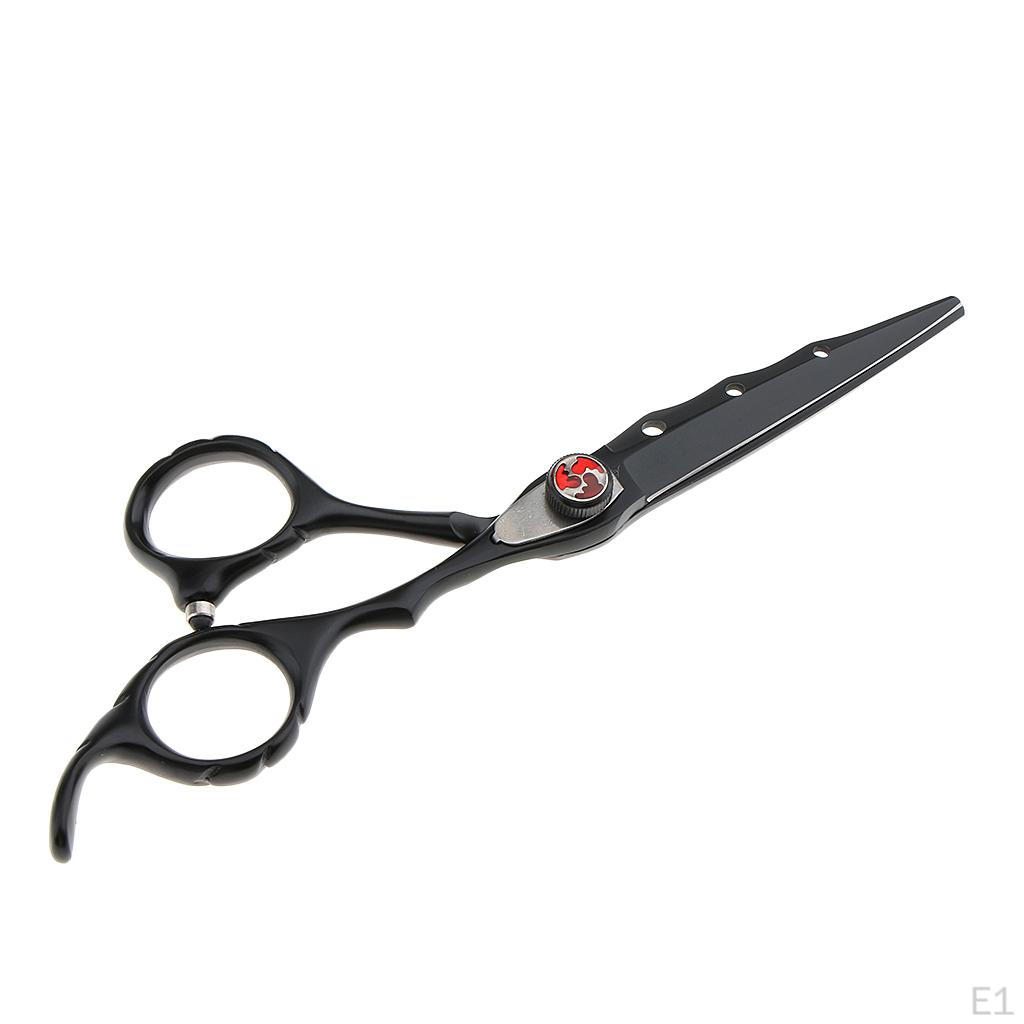Stainless Steel Professional Hair Cutting Scissors Barber Shears Thinning 6.7inch Black