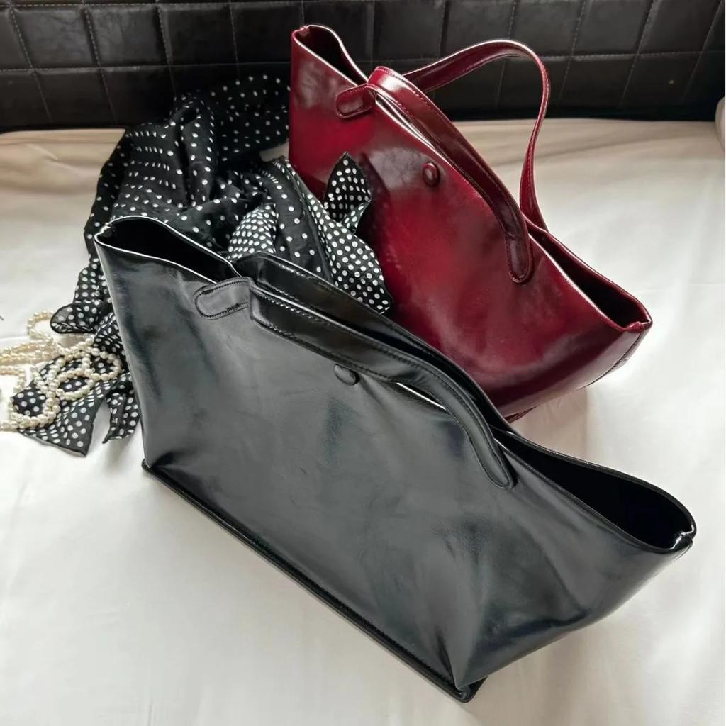 Geantă nouă de damă casual retro din piele întoarsă ecologică, geantă simplă de umăr cu capacitate mare pentru călătorii