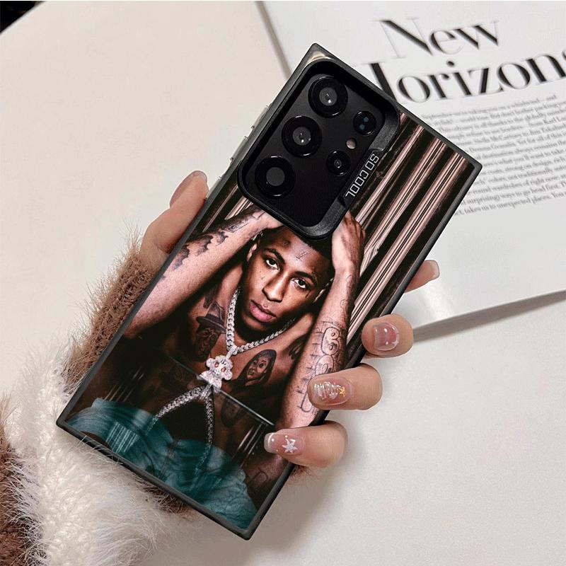 Rapper YoungBoy Soft Phone Case for Samsung Galaxy S24 S25 FE S26 Edge S23 Ultra S22 Plus S21 + Shockproof Cover Back Shell