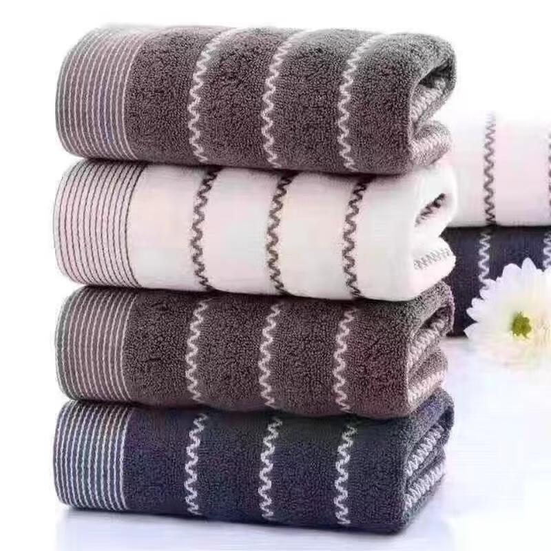 

HANDUNYOU Soft Absorbent Water Ripple Face Towel (10-Pack)