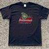 T-shirt graphique Grenouille Budweiser, Style années 90 Y2K Chemise en coton Chemise unisexe