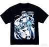 2026 Akame ga Kill! Schwarzes reines Baumwoll-T-Shirt mit Druckmuster des Esdeath Ice Power Poster Art
