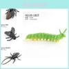 Realistisches PVC-Insektenmodell-Set mit Käfern, Schmetterlingen, Marienkäfern, Raupen und mehr