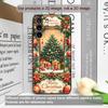 Artistic Merry Christmas Tree Gifts Pattern Phone Case for Samsung Galaxy S25 S24+ S23 Ultra S22 Plus S21 FE M53 M34 Soft Covers