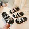 Girls Slippers Outdoors Soft Sole Comfortable Kids Casual Shoes Non-slip 2025 Summer New Children Beach Shoes Korean Style Trend