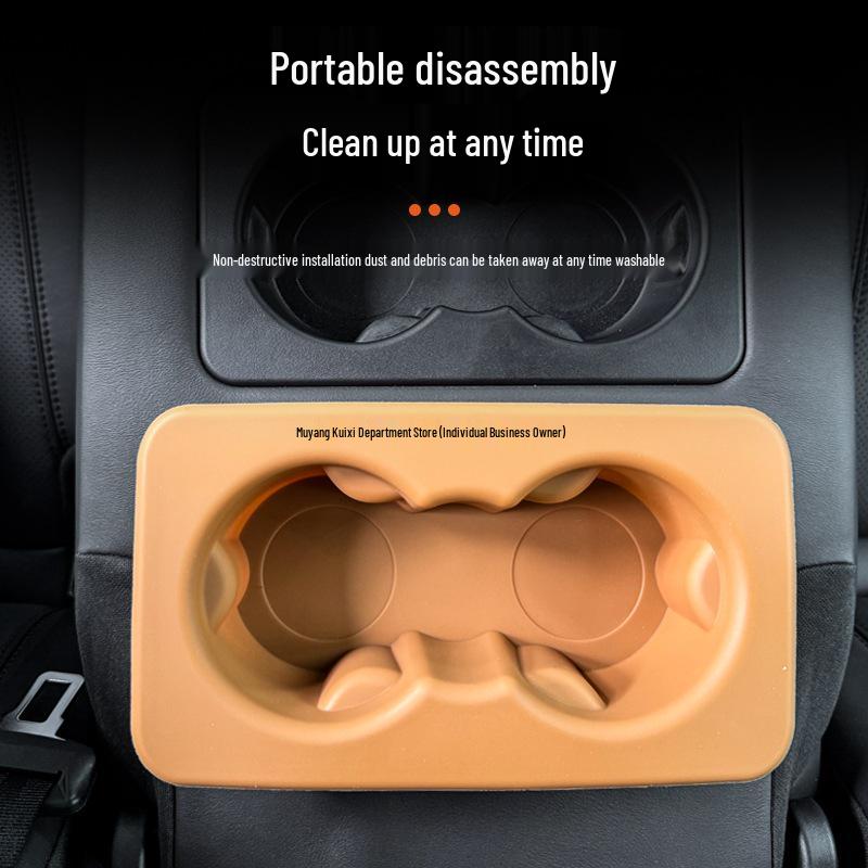 Land Rover Defender Armlehne hinten, rutschfeste Becherhalterhülle, passend für Modelle 20-25.