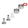 6 piece Chrome-Plated Brass Beer Line Connector G5/8 Thread Beer Brewing Equipment  Home Brewing
